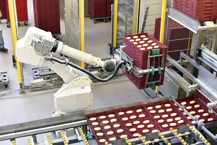 technology and machinery in the food factory